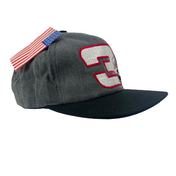 Vtg Dale Earnhardt #3 Snapback Cap Hat Goodwrench Racing 90s NASCAR USA Made NWT - Picture 14 of 14